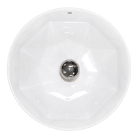 THH Above Counter Ceramic Bathroom Basin White 400x400x145mm