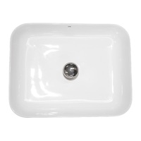 THH Above Counter Ceramic Bathroom Basin White 500x400x135mm