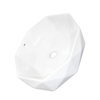 THH Above Counter Ceramic Bathroom Basin White 505x400x135mm