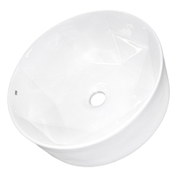 THH Above Counter Ceramic Bathroom Basin White 400x400x145mm