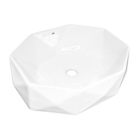 THH Above Counter Ceramic Bathroom Basin White 505x400x135mm