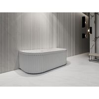 Thh Acrylic Free Standing Bathtub Glossy White 1500*750*580