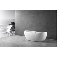 Thh Acrylic Free Standing Bathtub Matt Black In&Out 1700X800X635