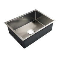 THH Single Bowl Gray Medium Kitchen Sink 610*457*200
